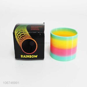 Good Quality Plastic Rainbow Spring Toy