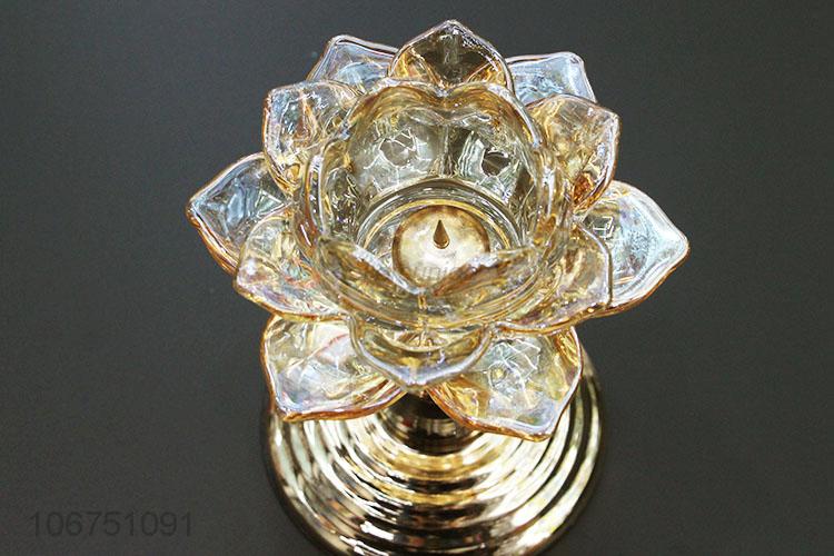 Fashion Decorative Lotus Shape Candleholder
