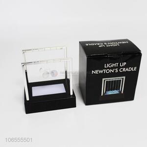 High Quality Desk Toy Light Up Newton's Cradle Balance Ball
