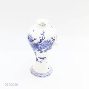 Factory Supply Chinese Style Blue And White Porcelain Vase