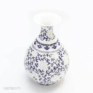Fashion Ceramic Crafts Blue And White Porcelain Vase