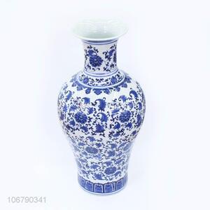 Top Quality Blue And White Porcelain Vase Decorative Crafts