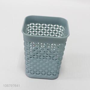 Hot selling desktop mini hollowed-out pp storage box