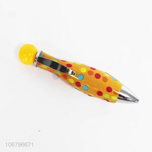 Wholesale fashion colorful chunky plastic ball-point pen