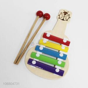 Best selling colorful piano knock suitable children wooden toy musical instrument