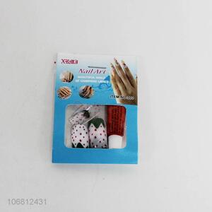 Suitable Price Artificial Fake Nails with Glue Easy To Press On