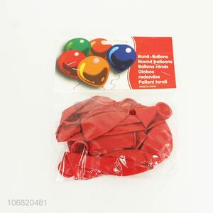 Good sale party decoration red round latex balloons