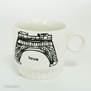 Promotional items bridge pattern ceramic cup fashion drinkware