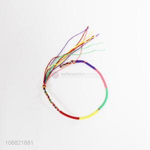 Contracted Design Handmade Braided Thread Bracelets Colorful Bracelets