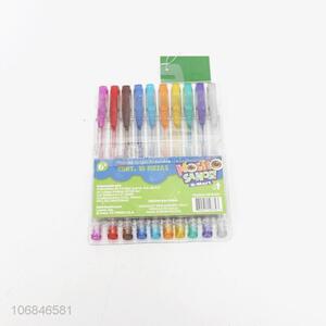 Custom 10 Pieces Colorful Glitter Gel Pen Set