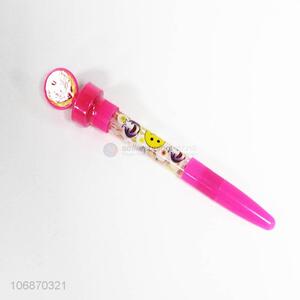 Wholesale creative led flashing cartoon ball-point pen