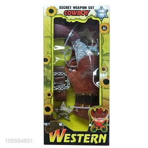 New Arrival Plating Western Cowboy Gun Set Toy