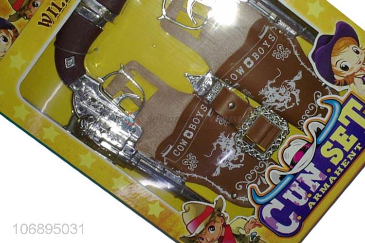 Wholesale Cowboy Gun And Leather Gun Case Toy Set