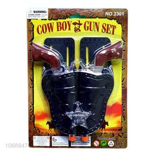 Hot Selling Double Plastic Cowboy Gun Set