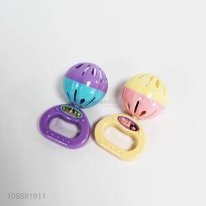 Custom 2 Pieces Plastic Baby Rattle Toys Set