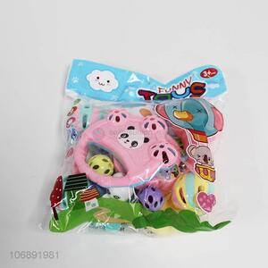 Good Quality Plastic Baby Rattle Toys Set