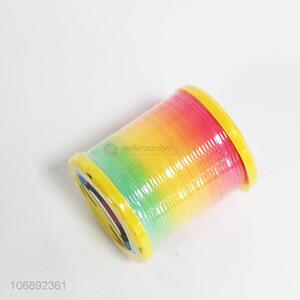Wholesale hottest classic children rainbow slinky spring toy