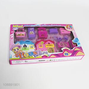 Wholesale children plastic house toy pretend play toys