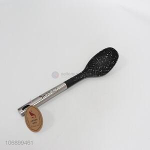 New Design Plastic Meal Spoon With Stainless Steel Handle