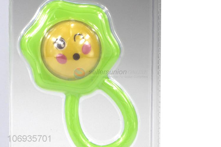 Wholesale Colorful Plastic Shaking Bell Infant Baby Rattle Toy For Kids
