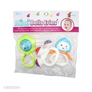 Top Selling Baby Rattle Plastic Hand Shaking Bell Toy Set