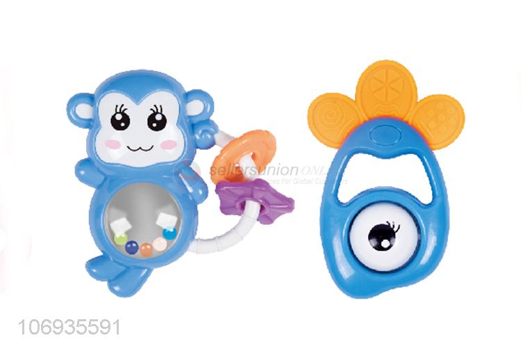 Good Factory Price Colorful Plastic Baby Rattle Bell Baby Toy Set