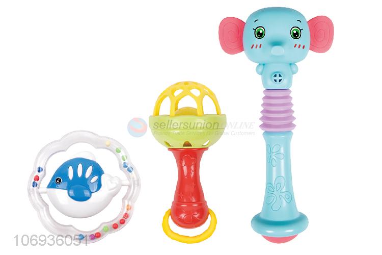 Hot Style Lovely Infant Educational Toy Plastic Baby Toy Hand Shake Bell Toy Set
