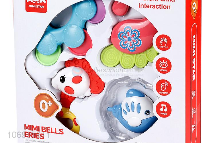 Good Factory Price Baby Shaking Bell Toys Plastic Rattle Toys Set