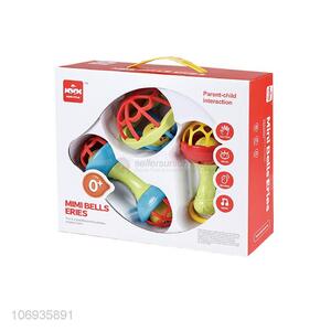 Wholesale Unique Design Baby Toys Plastic Rattle Toy Ring Bell Toys Set