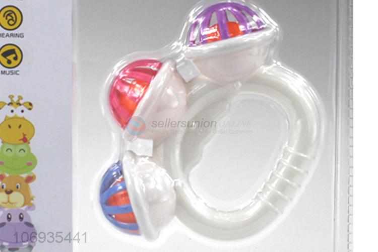 Bottom Price Plastic Hand Bell Rattle Food Grade Baby Educational Toy