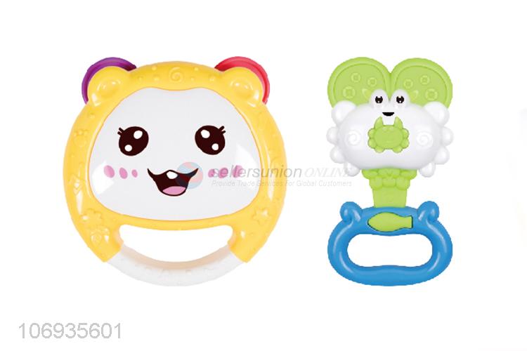 Wholesale Lovely Cartoon Baby Rattle Toys Best Plastic Baby Bell Toys