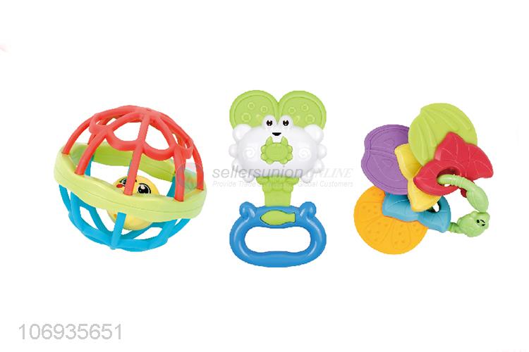 New Lovely Baby Rattles Plastic Hand Shake Bell Ring Toys Baby Educational Toys