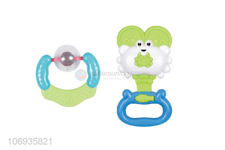 Top Selling Early Educational Plastic Baby Rattle Set Bell Toys