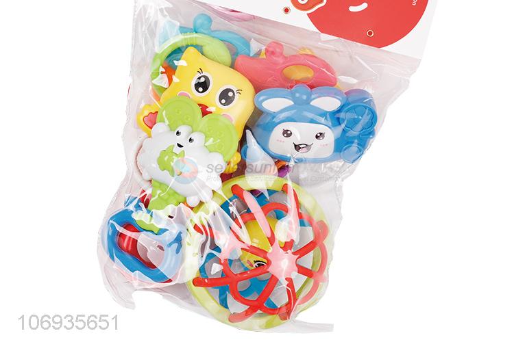 New Lovely Baby Rattles Plastic Hand Shake Bell Ring Toys Baby Educational Toys