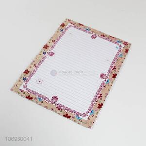 Good quality 20 sheets flower printed A4 lettter paper