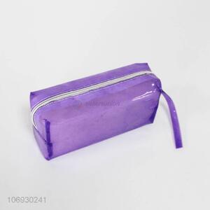Hot sale fashion fluorescent pvc pen bag school stationery