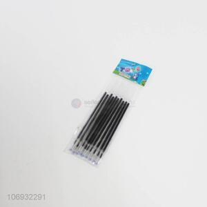 Wholesale school stationery 10pcs black gel ink pen refills