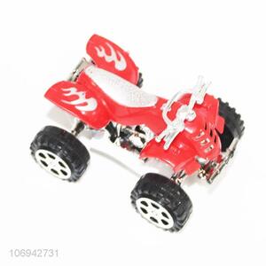 Good quality popular four-wheel pull-back motorcycle toy
