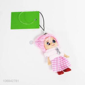 Reasonable price kids toys mini soft baby dolls toy bag pendant