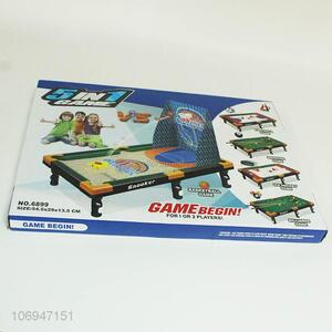 Wholesale 5 in 1 game table multi-purpose table snooker game for kids