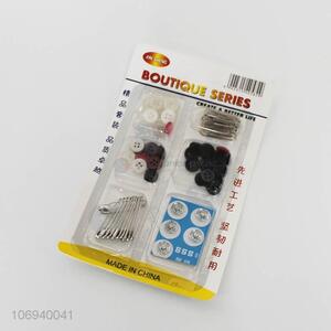 Good sale household sewing tools plastic buttons metal safetypins