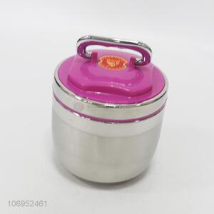 Wholesale private label portable 1.4L stainless steel double wall insulated pot