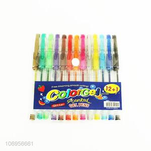 Good Sale 13 Colors Glitter Scented Gel Pen Fashion Highlighter