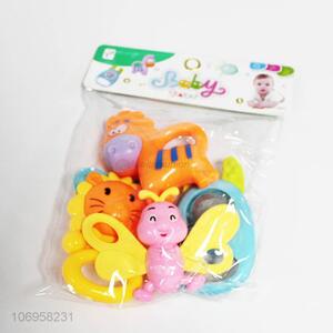 New Safty Plastic Baby Rattle Ringing Bell Baby Rattle Toys