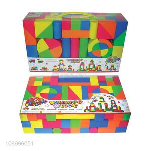 Hot products 131pcs children intelligent toys colorful wooden building blocks