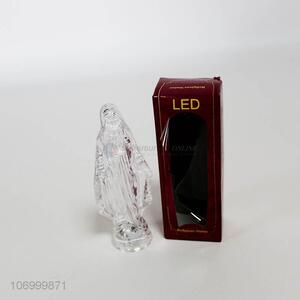 High Sales Home Decor Religious Figurine Acrylic LED Madonna Craft