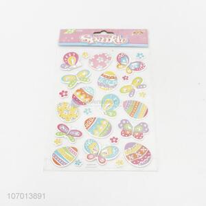 Hot selling festival decoration colorful puffy Easter stickers