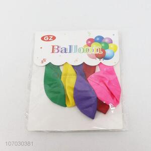 Good sale 5pcs colorful rubber balloon for party decoration