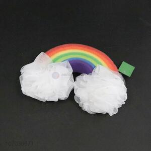 Wholesale new design rainbow shape shower sponge for kids
