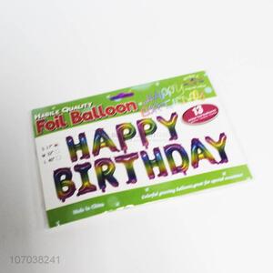 New Happy Birthday Letter Foil Balloons for Birthday Party Decoration